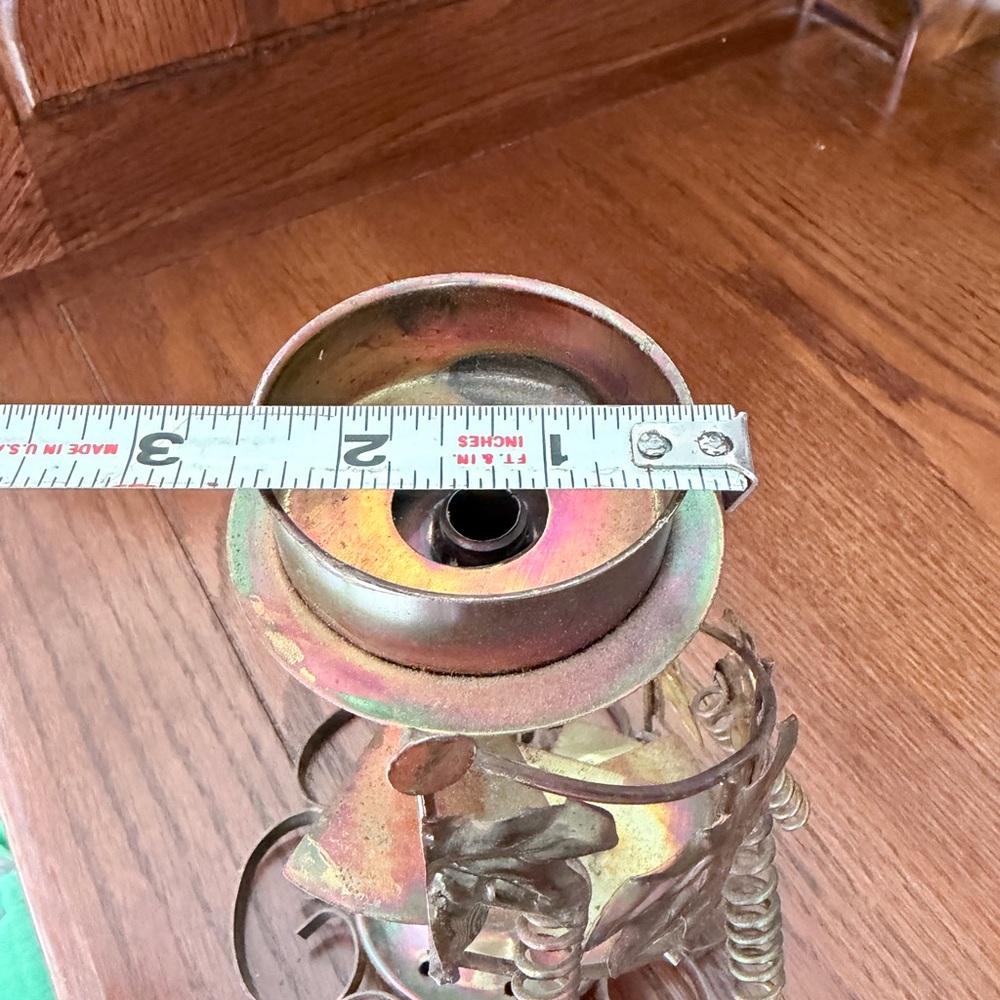 Vintage grapevine iridescent copper candle holder - Picture 8 of 13